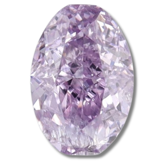 Oval Fancy Intense Purple