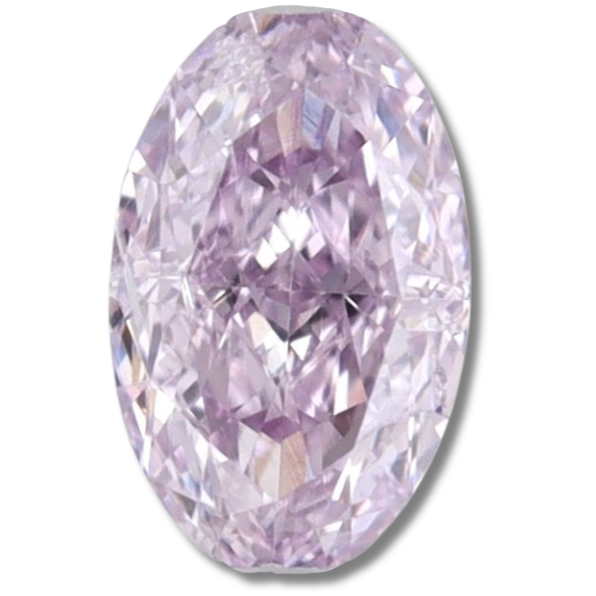 Oval Fancy Pinkish Purple