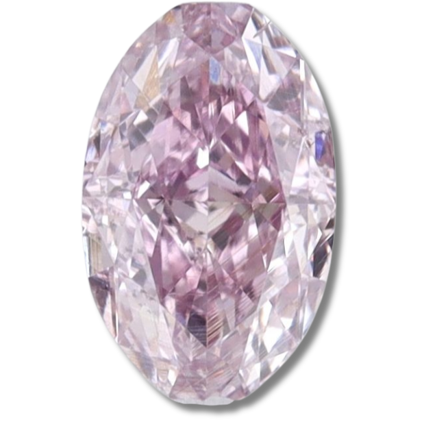 Oval Fancy Intense Purple Pink