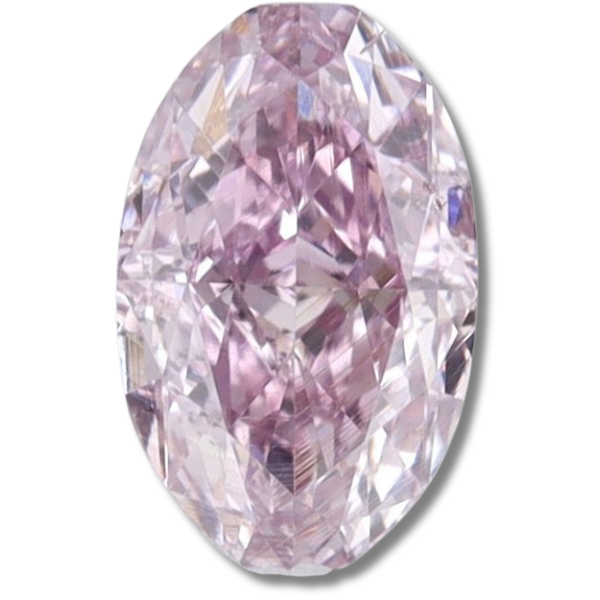 Oval Fancy Intense Purple Pink