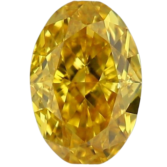 Oval Fancy Vivid Orangey Yellow