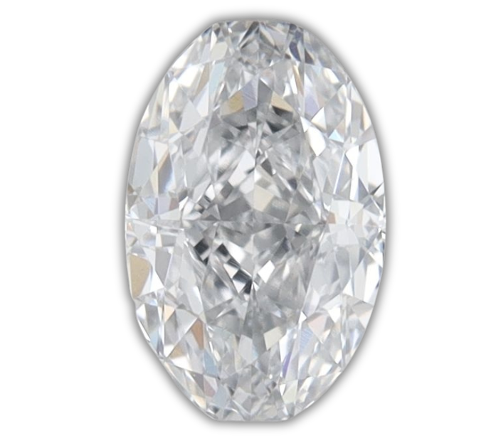 Oval Fancy Light Blue