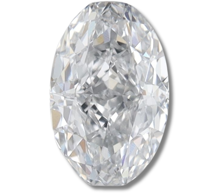 Oval Fancy Light Blue