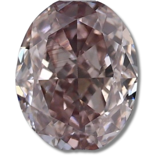 Oval Fancy Brown Pink